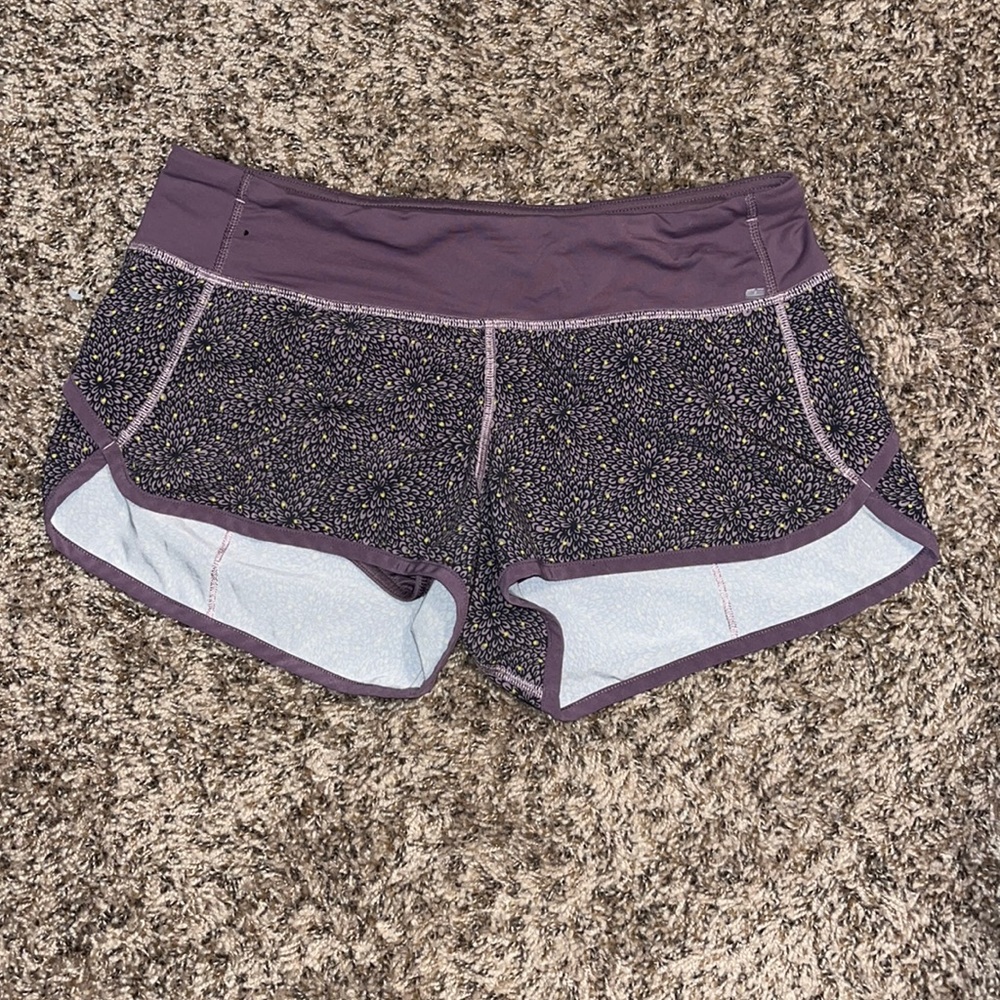 Purple Lulu lemon shorts